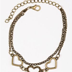 LOVE IS EVERYWHERE BRASS BRACELET